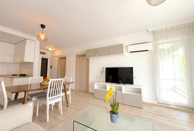 Apartament cu 2 camere semidecomandat, mobilat în Pipera