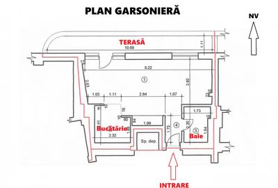 Studio ultracentral - Maria Rosetti 38, priveliște panoramică, terasă, boxă - 9