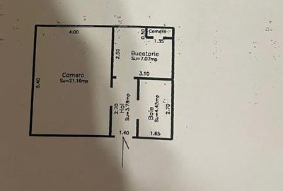Apartament 1 camera, zona Calarasi 4, parter. - 7