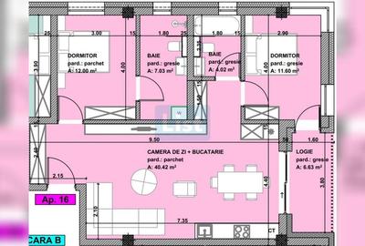 Apartament de vanzare bloc nou, 3 camere, 98mpc, Centru Vechi, comision 0% - 2