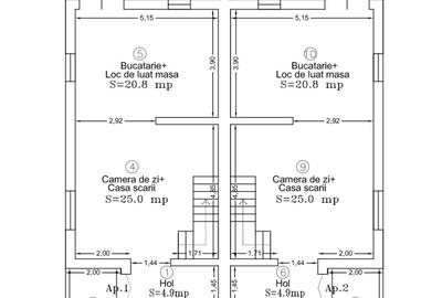 Duplex Premium 4 camere 3 bai | 111 mp utili | Mosnita | zona Penny - 3