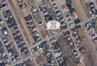 Teren de vanzare in comuna Berceni  420 mp - 1