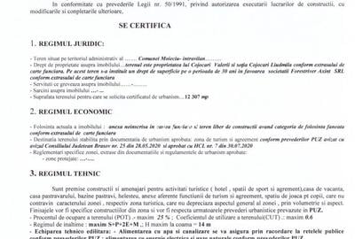 Teren intravilan | Moieciu de Sus | 12307 | PUZ - 4