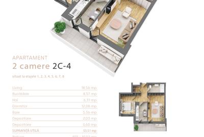 Apartament 2 camere Alpha Distrikt Brasov - 6