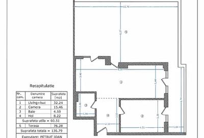 2 camere Finalizat Terasa 76mp Panouri solare certificat nZeb/ Pallady - 4