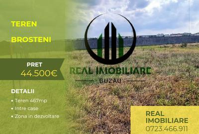 Teren agricol intravilan de 467 mp, în Broșteni