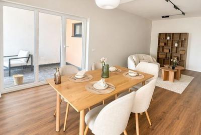 Apartament cu 2 camere semidecomandat, mobilat în Moșnița Nouă