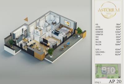 Apartament 3 Camere Finalizat în Ansamblu Rezidențial Nou | Mutare Imediata - 17