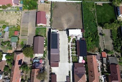 Casa+Spatii+Teren 3810 mp teren - Sacalaz-COMISION 0% - 10
