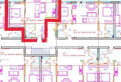 Apartament 2 camere de vânzare, Doamna Stanca, Sibiu, Parcare inclus - 4