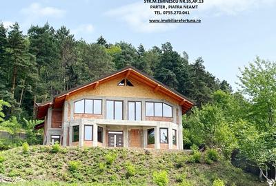 Casa la rosu D+P+E si teren 873 mp, sat Bistrita - 2