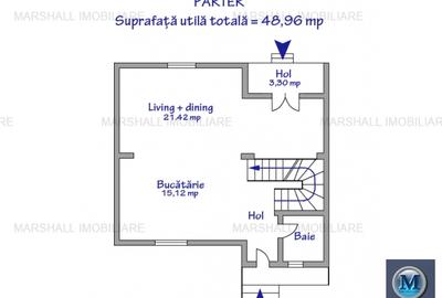 Vila cu 4 camere de vanzare, zona Rudului, 145 mp #16336 - 13
