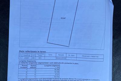 Teren Intravilan 511 mp| toate utilitățile | zona Partos - 2