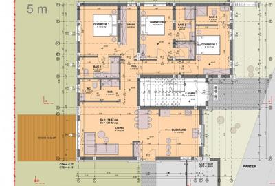 Apartament 4 camere 115mp si curte 200mp Calea Cisnadiei - 14