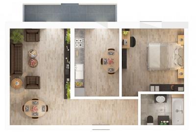 Apartament cu 2 camere, decomandat, Str. Doamna Stanca - 5