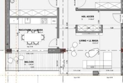 Apartament deosebit 3 camere – Faleza Nord | 96,4 mp | Bloc boutique exclusivist - 2