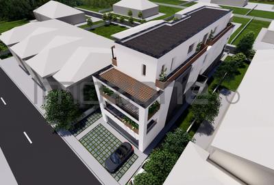 3 camere, CURTE 67 mp si 2 PARCARI proprii, 75 MP, FINISAT MODERN,  COMISION 0% - 2