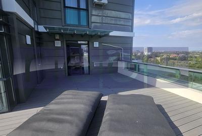 Penthouse cu 5 camere decomandat, mobilat în Tei