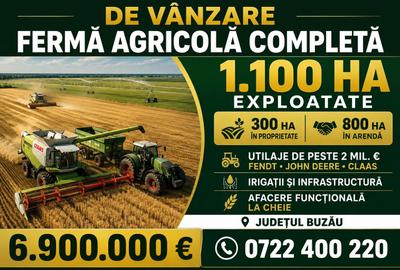 Ferma de Cultura Mare 1100 HA - 1