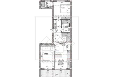 Apartament 3 camere cu aer conditionat, finisat la alb (NCL-COL-ap.22) - 6