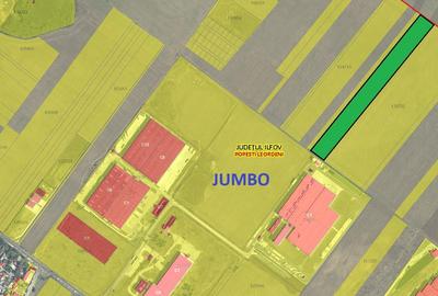 Teren industrial 4,5ha DN4 Popesti Leordeni loturi de 9.000mp - 3