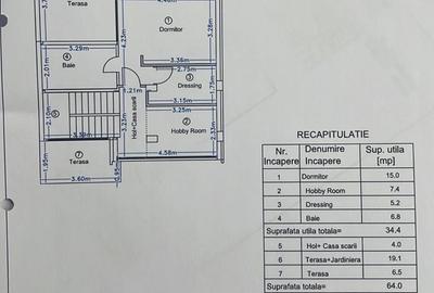 VILA  P+2E  5 CAMERE  4 BAI LOC DE PARACRE INCLUS - 15