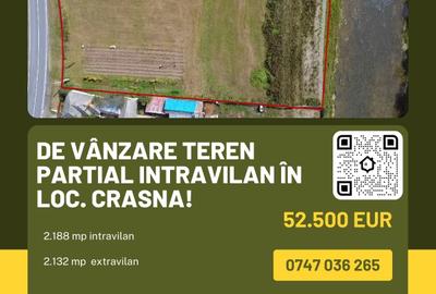 De vânzare teren partial intravilan în loc. Crasna! - 1