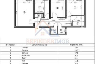 3 camere Rahova, decomandat, 2 bai, 2 balcoane - 1