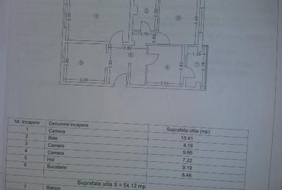 Apartament 3 camere decomandat - 1