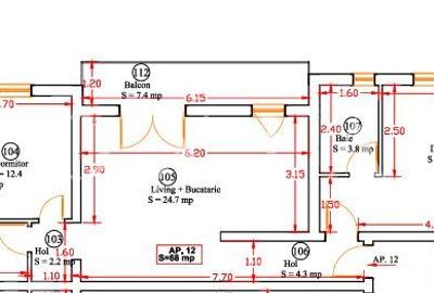 AX1274 Giroc, Central, Apartamente cu trei camere - 10