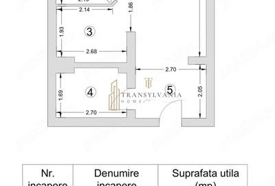 Apartament cu 2 camere, etaj 3, 43 mp, Zona Stefan Cel Mare - 5