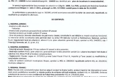 Teren Construcții intravilan de 779 mp, în Drumul Poienii