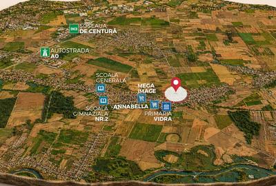 Teren intravilan de vânzare – 1.562 mp | Strada Câmpului, Comuna Vidra - 4