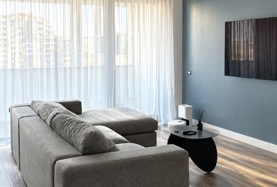 Apartament cu 2 camere semidecomandat, mobilat în Băneasa