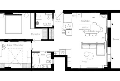 Apartament cu 3 camere finisat premium, parcare subterană - 3