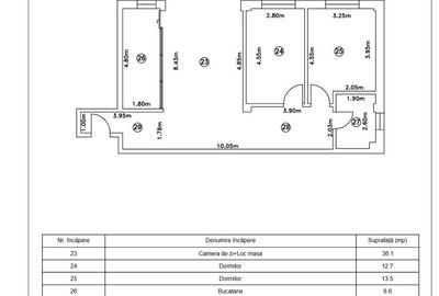 Titan- Bloc boutigue- apartament 3 camere / Incalzire in pardoseala - 11