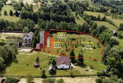 Teren intravilan Bran 2.772 mp | Vedere Piatra Craiului | Potrivit pentru cabane - 1