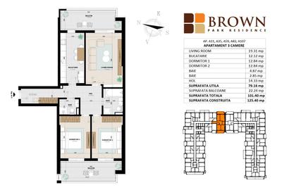 Apartament spectaculos si generos, cu 3 camere, Bd.Metalurgiei, Sector 4 - 12