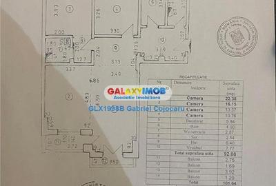 Apartament 4 camere | Piata Unirii-Blv Unirii-Fantani | etaj 3 - 11