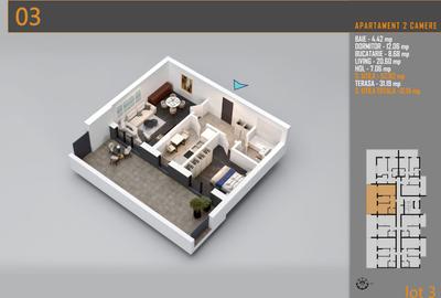 AP. 2CAM.+LOJA 32MP. / NOUL COMPLEX EFY RESIDENCE. PALLADY! - 2