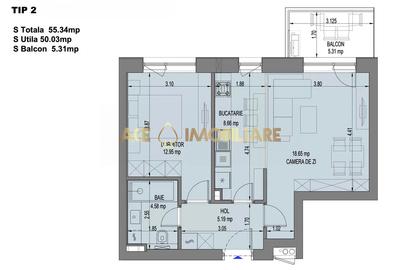 2 Camere de inchiriat | Pipera | Metrou | Centrala | Pretabil birou - 6