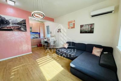 Apartament cu 2 camere semidecomandat, mobilat în Dumbrăvița