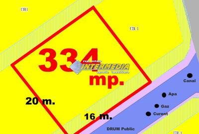 Vanzare 334 mp Teren intravilan Alba Micesti cu toate utilitatile