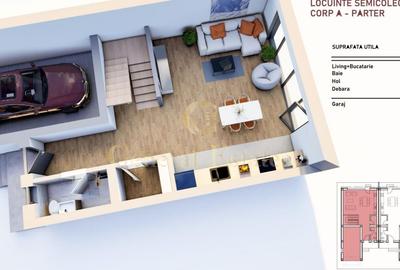 Casă modernă 4 camere Brasov  | 130 mp utili | garaj - 2