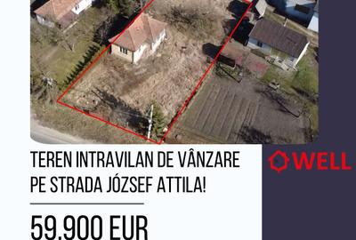 Teren intravilan de vânzare în Sfântu Gheorghe, pe strada József Attila! - 1