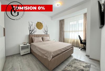 Apartament cu 2 camere semidecomandat, mobilat în Nord