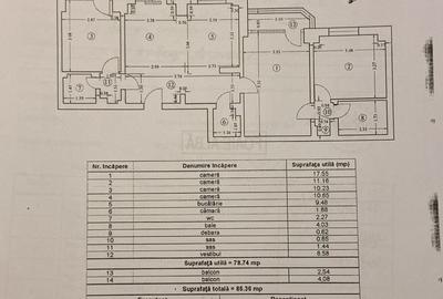 Mosilor/Eminescu/Dacia/Bloc Reabilitat/Ap 2 Camere la Cheie/ - 15