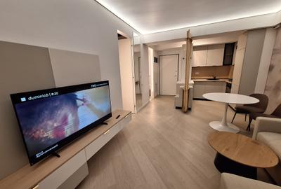 Apartament cu 2 camere nedecomandat, mobilat în Pipera