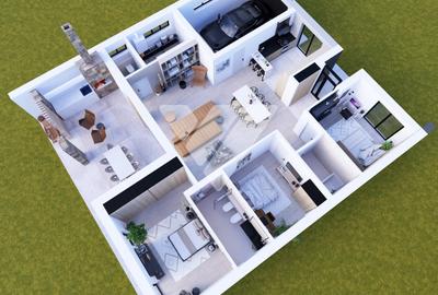 Casa premium single cu 4 camere si teren 593 mp Sura Mica Sibiu - 3