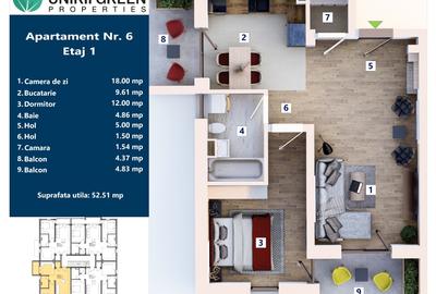 Apartamente cu 3 camere direct de la dezvoltator - 7